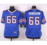 nike nfl jerseys buffalo bills #66 henderson blue[Elite]