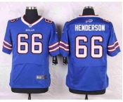 nike nfl jerseys buffalo bills #66 henderson blue[Elite]