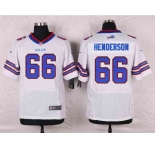 nike nfl jerseys buffalo bills #66 henderson white[Elite]