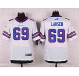 nike nfl jerseys buffalo bills #69 larsen white[Elite]