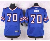 nike nfl jerseys buffalo bills #70 wood blue[Elite]