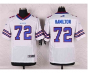 nike nfl jerseys buffalo bills #72 hamilton white[Elite]