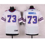nike nfl jerseys buffalo bills #73 morrell white[Elite]