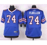 nike nfl jerseys buffalo bills #74 fluellen blue[Elite][fluellen]