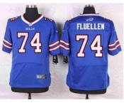 nike nfl jerseys buffalo bills #74 fluellen blue[Elite][fluellen]