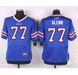 nike nfl jerseys buffalo bills #77 glenn blue[Elite]