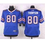 nike nfl jerseys buffalo bills #80 thompson blue[Elite]