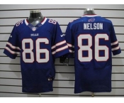 nike nfl jerseys buffalo bills #86 nelson blue[Elite]