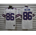 nike nfl jerseys buffalo bills #86 nelson white[Elite]