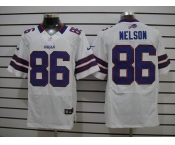 nike nfl jerseys buffalo bills #86 nelson white[Elite]