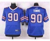 nike nfl jerseys buffalo bills #90 towns blue[Elite]