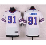 nike nfl jerseys buffalo bills #91 lawson white[Elite]