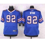 nike nfl jerseys buffalo bills #92 wynn blue[Elite]