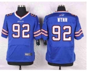 nike nfl jerseys buffalo bills #92 wynn blue[Elite]