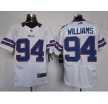 nike nfl jerseys buffalo bills #94 williams white[elite]