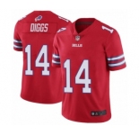 Buffalo Bills #14 Stefon Diggs Limited Red Rush Vapor Untouchable Football Jersey