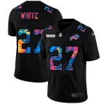 Buffalo Bills #27 Tre'Davious White Men's Nike Multi-Color Black 2020 NFL Crucial Catch Vapor Untouchable Limited Jersey