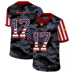 Men New Nike Buffalo Bills #17 Allen 2020 Nike Camo USA Salute to Service Limited Jersey