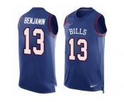 Men Nike Buffalo Bills #13 Kelvin Benjamin Limited Royal Blue Player Name & Number Tank Top NFL Jersey