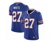 Men Nike Buffalo Bills #27 TreDavious White Royal Blue Team Color Vapor Untouchable Limited Player NFL Jersey