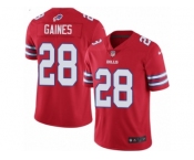 Men Nike Buffalo Bills #28 E.J. Gaines Limited Red Rush Vapor Untouchable NFL Jersey