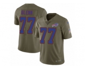 Men Nike Buffalo Bills #77 Cordy Glenn Limited Olive 2017 Salute to Service NFL Jersey