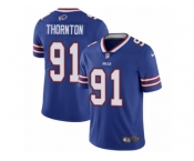 Men Nike Buffalo Bills #91 Cedric Thornton Royal Blue Team Color Vapor Untouchable Limited Player NFL Jersey