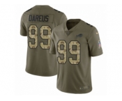 Men Nike Buffalo Bills #99 Marcell Dareus Limited Olive Camo 2017 Salute to Service NFL Jersey