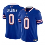 Men's Buffalo Bills #0 Keon Coleman Blue 2024 Draft F.U.S.E. Vapor Untouchable Limited Football Stitched Jersey