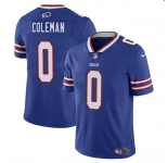 Men's Buffalo Bills #0 Keon Coleman Blue 2024 Draft Vapor Untouchable Limited Football Stitched Jersey
