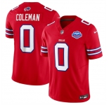 Men's Buffalo Bills #0 Keon Coleman Red 2025 F.U.S.E. With Farewell Patch Vapor Untouchable Limited Football Stitched Jersey