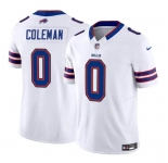 Men's Buffalo Bills #0 Keon Coleman White 2024 Draft F.U.S.E. Vapor Untouchable Limited Football Stitched Jersey