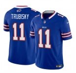 Men's Buffalo Bills #11 Mitch Trubisky Blue 2023 F.U.S.E. Vapor Untouchable Limited Football Stitched Jersey