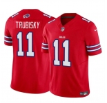 Men's Buffalo Bills #11 Mitch Trubisky Red 2023 F.U.S.E. Vapor Untouchable Limited Football Stitched Jersey