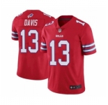 Men's Buffalo Bills #13 Gabriel Davis Red Vapor Untouchable Limited Jersey