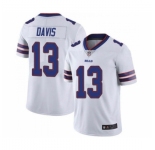 Men's Buffalo Bills #13 Gabriel Davis White Vapor Untouchable Limited Jersey