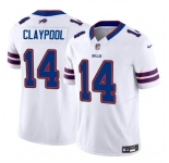 Men's Buffalo Bills #14 Chase Claypool White 2024 F.U.S.E. Vapor Untouchable Limited Football Stitched Jersey