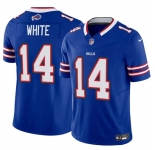 Men's Buffalo Bills #14 Mike White Blue 2025 F.U.S.E. Vapor Untouchable Limited Football Stitched Jersey