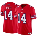 Men's Buffalo Bills #14 Mike White Red 2025 F.U.S.E. Vapor Untouchable Limited Football Stitched Jersey