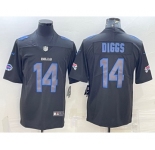 Men's Buffalo Bills #14 Stefon Diggs Black 2022 Fashion Impact Black Color Rush Stitched Nike Limited Jersey