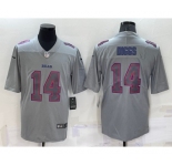 Men's Buffalo Bills #14 Stefon Diggs Grey Atmosphere Fashion Vapor Untouchable Stitched Limited Jersey