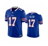 Men's Buffalo Bills #17 Josh Allen Blue 2023 F.U.S.E. Vapor Untouchable Limited Stitched Jersey