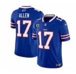 Men's Buffalo Bills #17 Josh Allen Blue 2023 F.U.S.E. With 4-Star C Patch Vapor Untouchable Limited Football Stitched Jersey