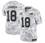 Men's Buffalo Bills #18 Amari Cooper 2024 F.U.S.E. Arctic Camo Salute to Service Limited Football Stitched Jersey