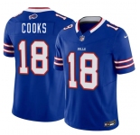 Men's Buffalo Bills #18 Brandin Cooks Blue 2025 F.U.S.E. Vapor Untouchable Limited Football Stitched Jersey