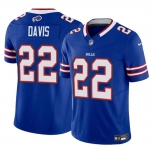 Men's Buffalo Bills #22 Ray Davis Royal 2024 F.U.S.E. Vapor Untouchable Limited Stitched Football Jersey