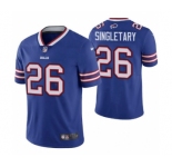 Men's Buffalo Bills #26 Devin Singletary Blue Vapor Untouchable Limited Stitched NFL Jersey