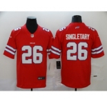 Men's Buffalo Bills #26 Devin Singletary Red Vapor Untouchable Limited Stitched NFL Jersey
