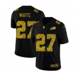 Men's Buffalo Bills #27 Tre'Davious White Black Leopard Print Fashion Vapor Limited Football Jersey