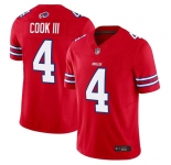 Men's Buffalo Bills #4 James Cook III Red 2025 F.U.S.E. Vapor Untouchable Limited Football Stitched Jersey